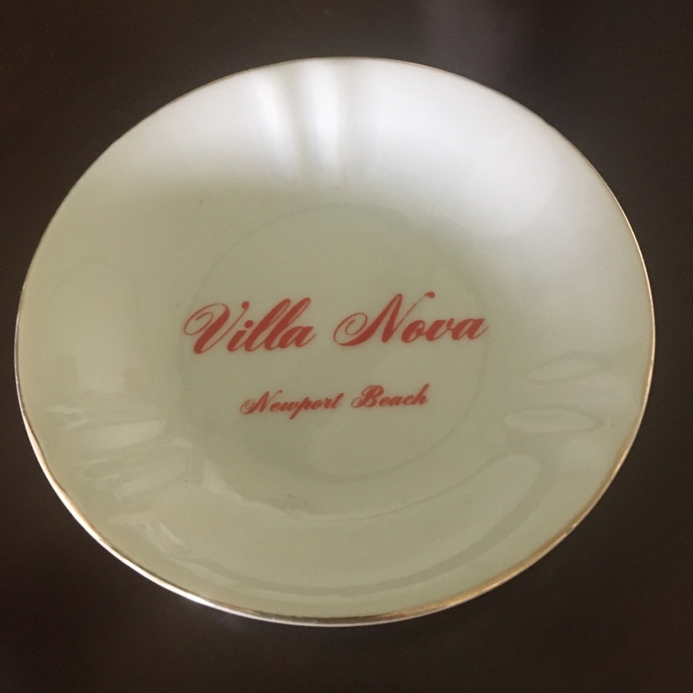 Vintage Villa Nova Restaurant, Newport Beach Ashtray